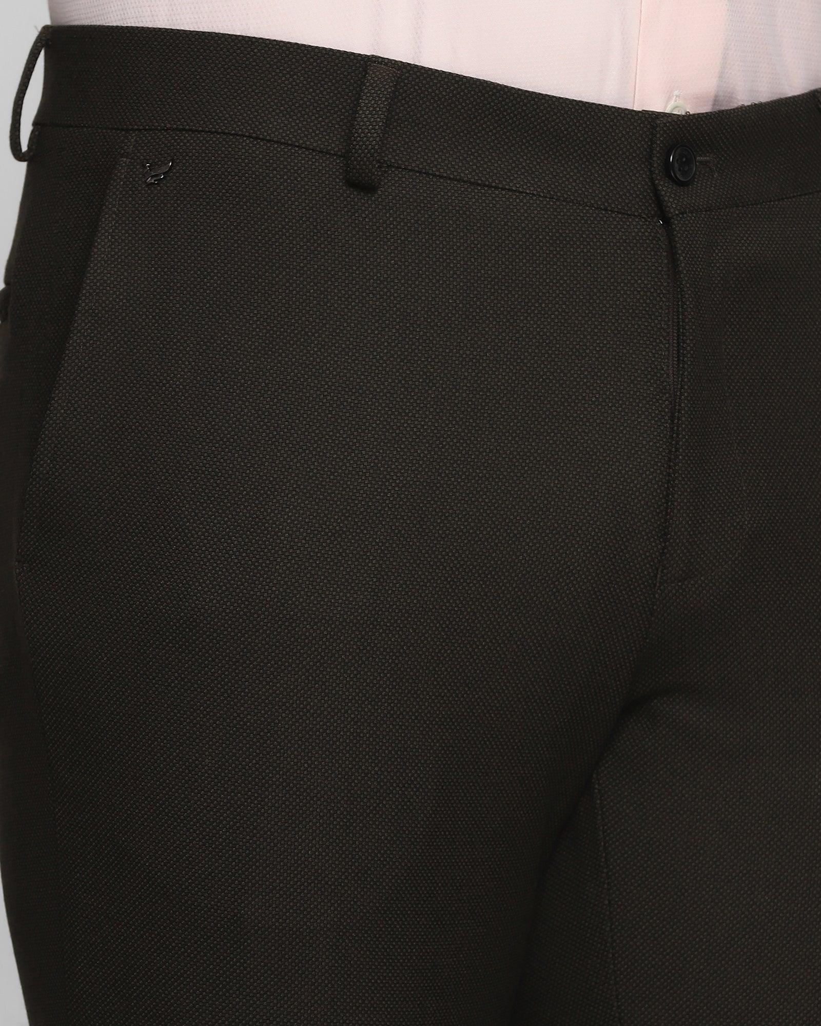 Slim Fit B-91 Formal Olive Textured Trouser - Beck