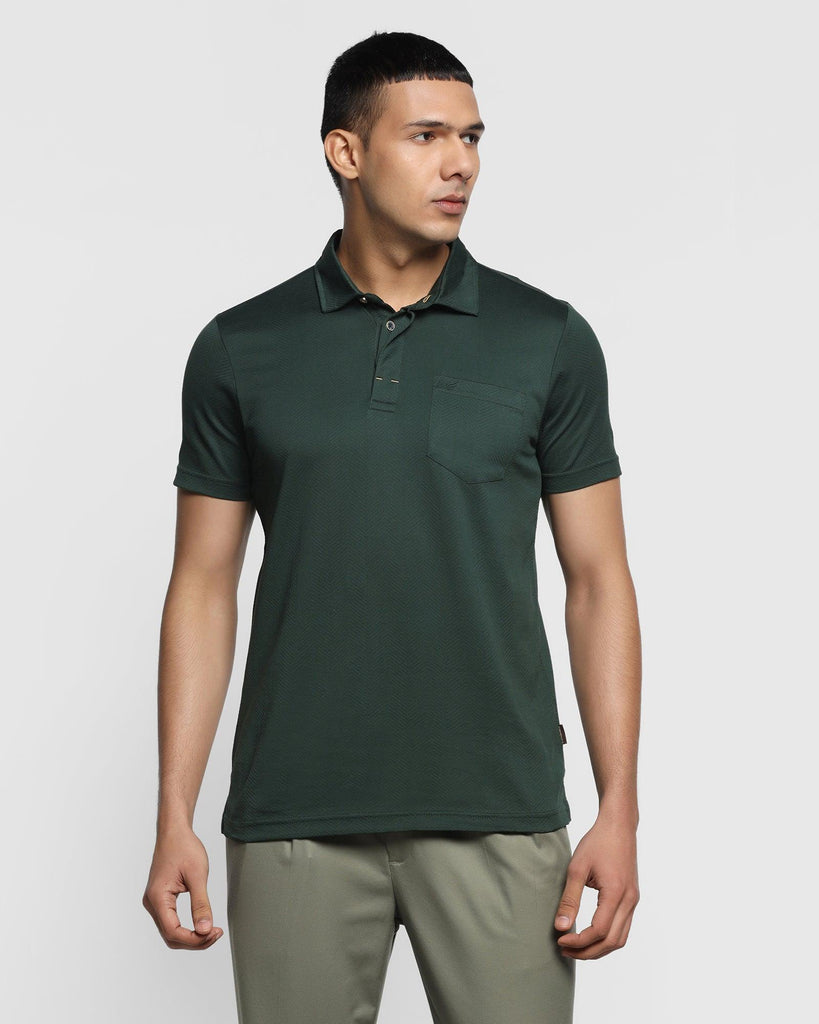 Polo Deep Forest Textured T-Shirt - Venus