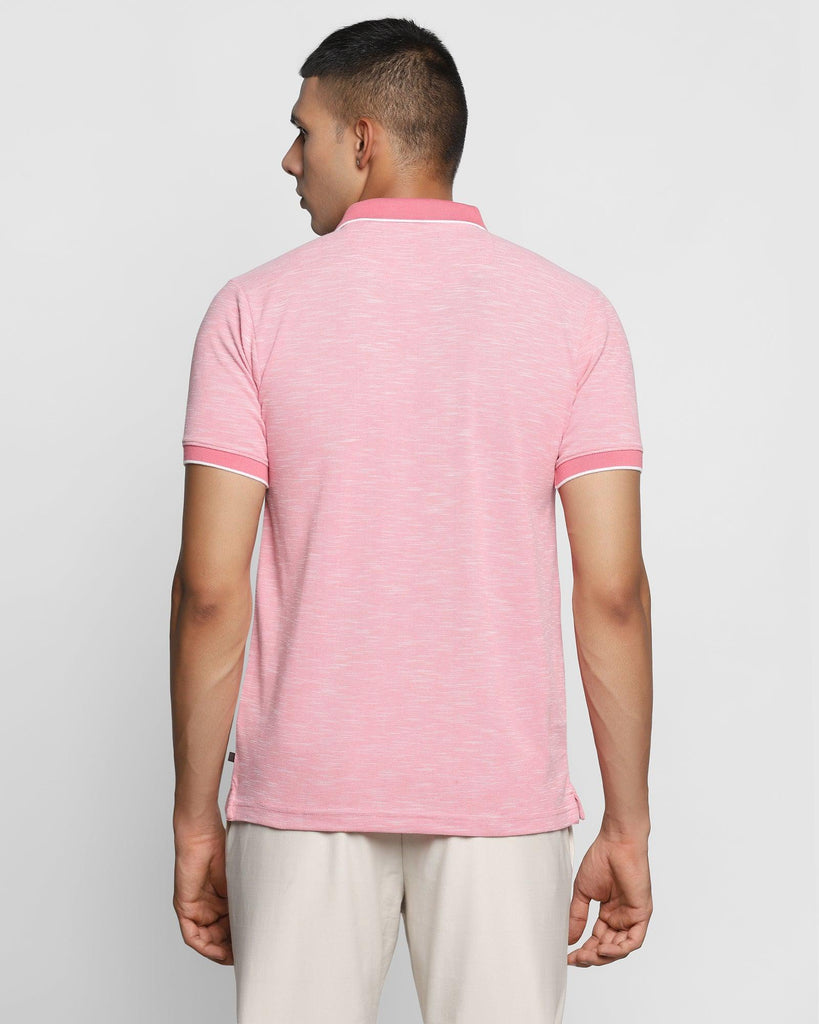 Polo Rasberry Textured T-Shirt - Osman