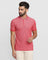 Polo Red Textured T Shirt - Penny