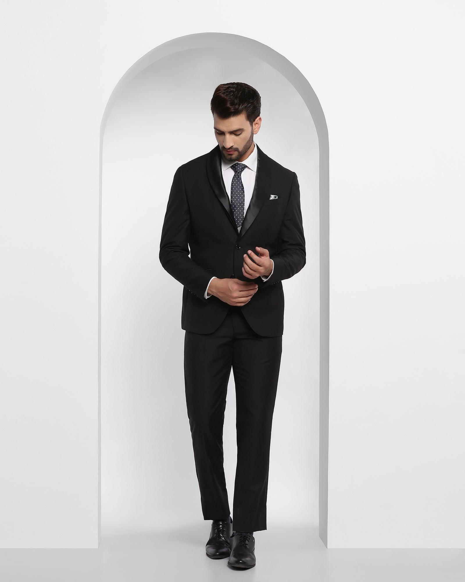 294.74US $ |Jccu-005 Advanced Custom Tailored Clothing High Fashion Leisure Suit  Suit Black Suit Slim… | Black suit men, Wedding suits men black, Suits men  business