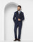 Tuxedo Three Piece Navy Textured Formal Suit - Rodrigo