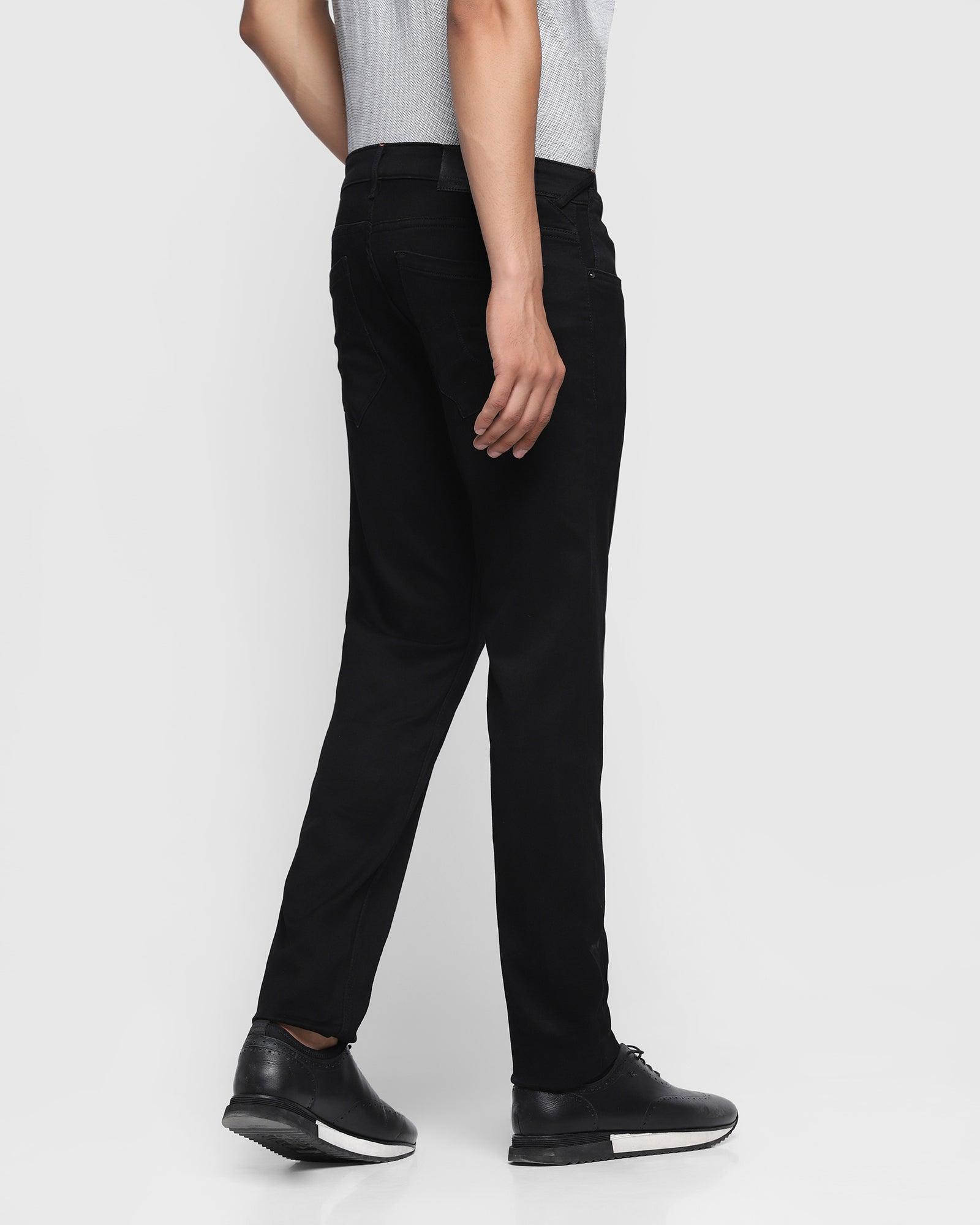 Ultrasoft Slim Comfort Buff Fit Black Jeans - Alva