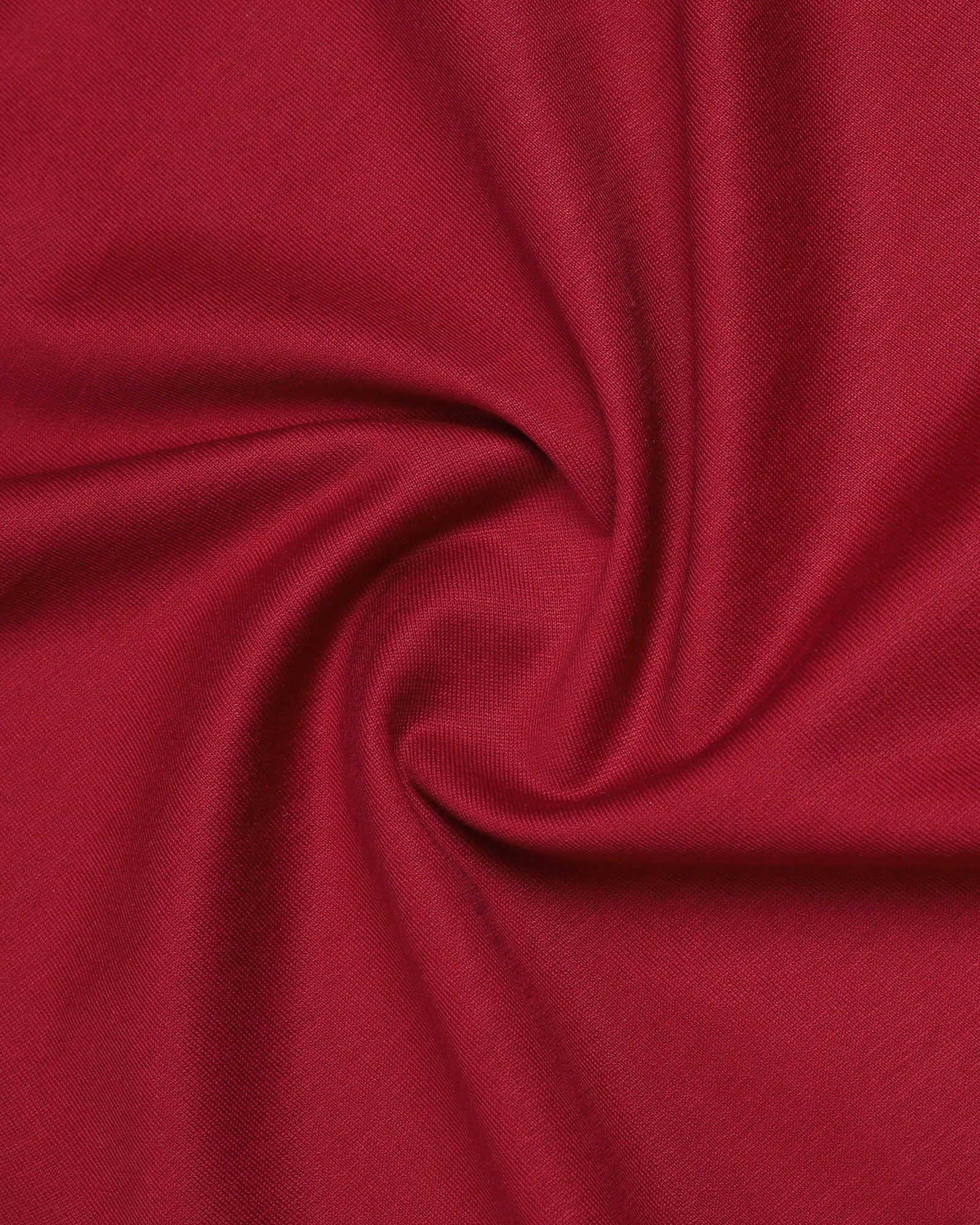 Tomato Rust Solid Polo - Ae Ryun