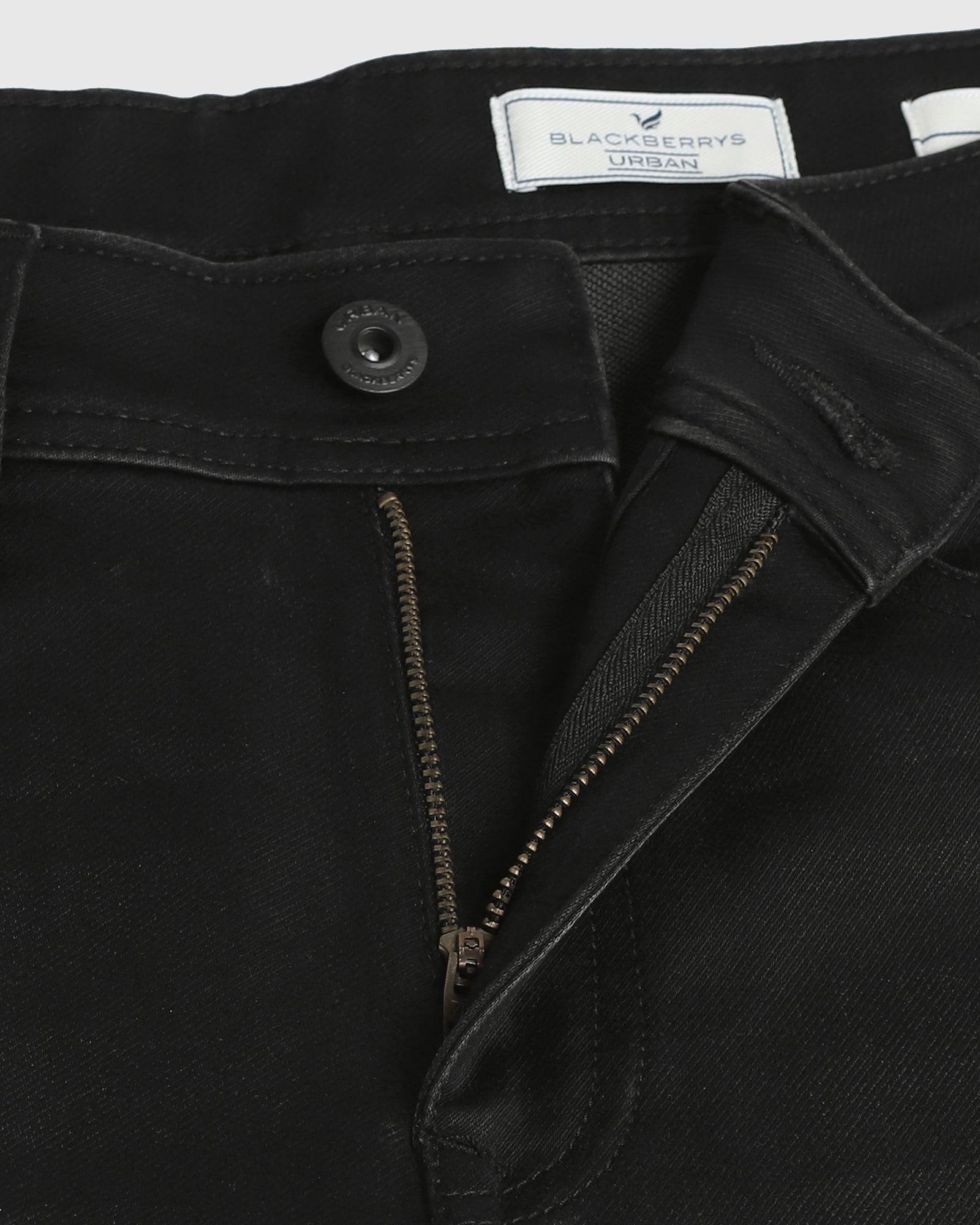 Ultrasoft Slim Comfort Buff Fit Black Jeans - Betsy