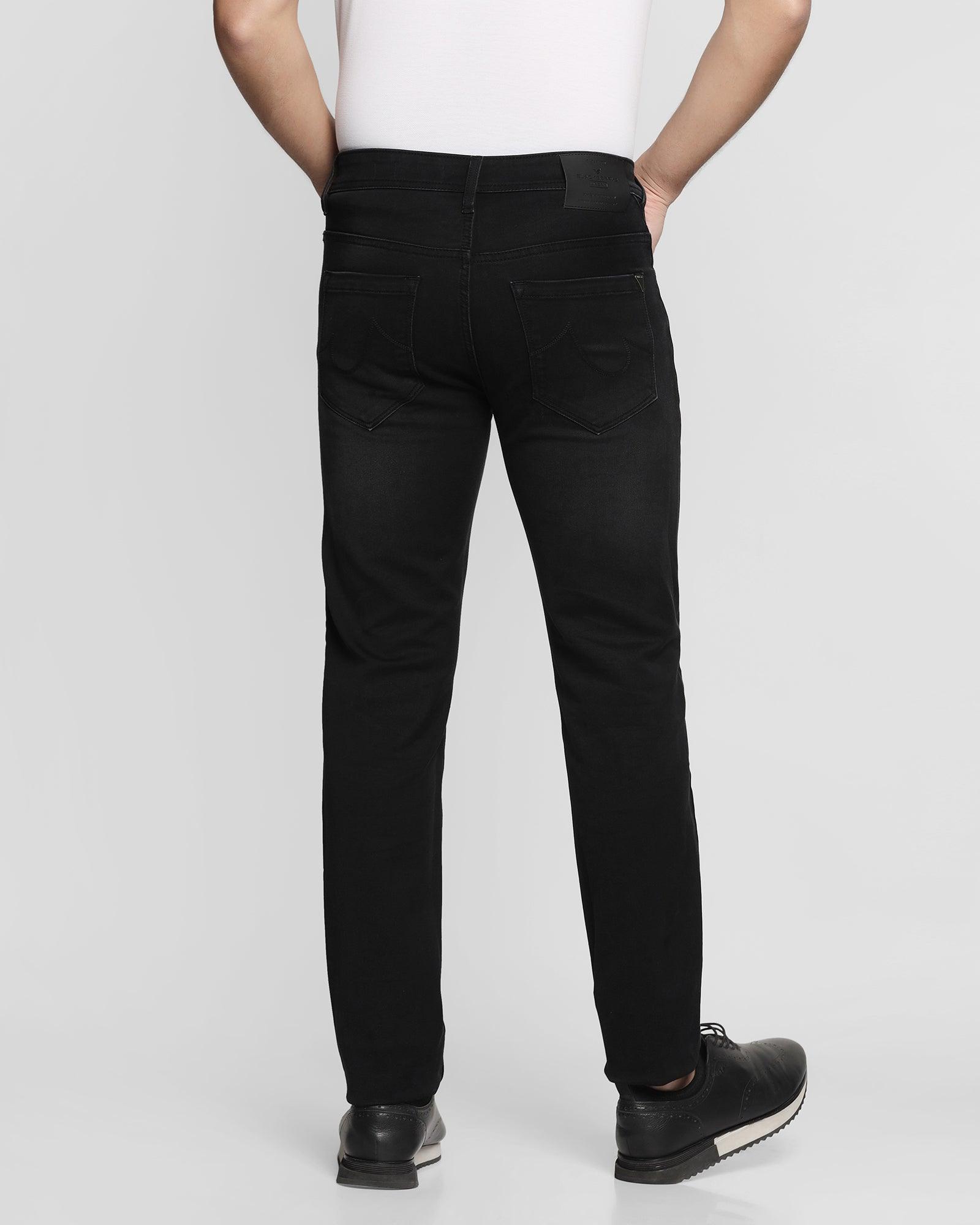 Ultrasoft Slim Comfort Buff Fit Black Jeans - Rory