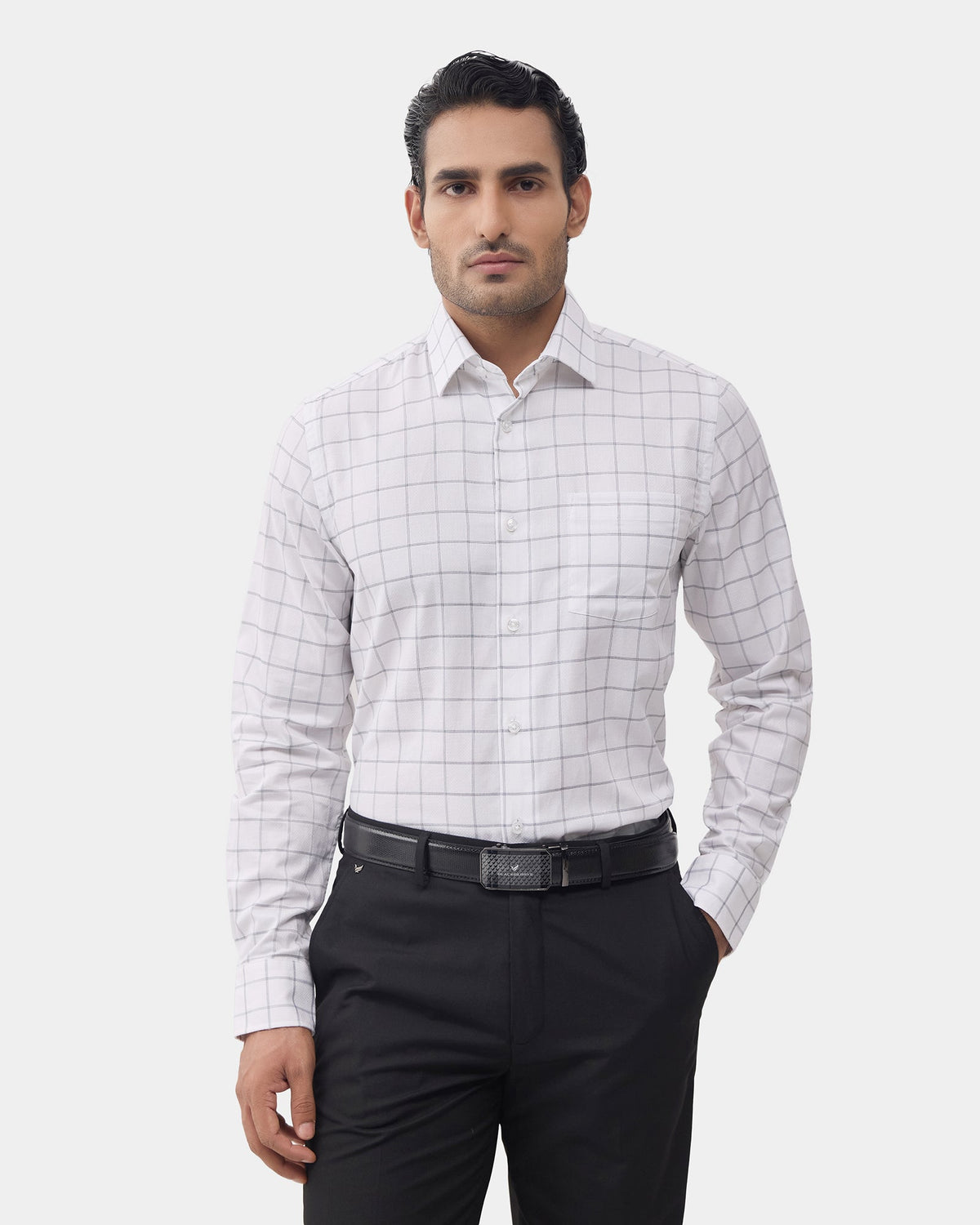 White Check Shirt - Sentra