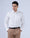 White Linen Textured Shirt - Kross