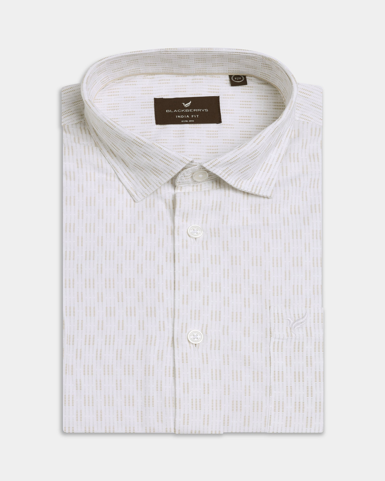 White Printed Shirt - Benico