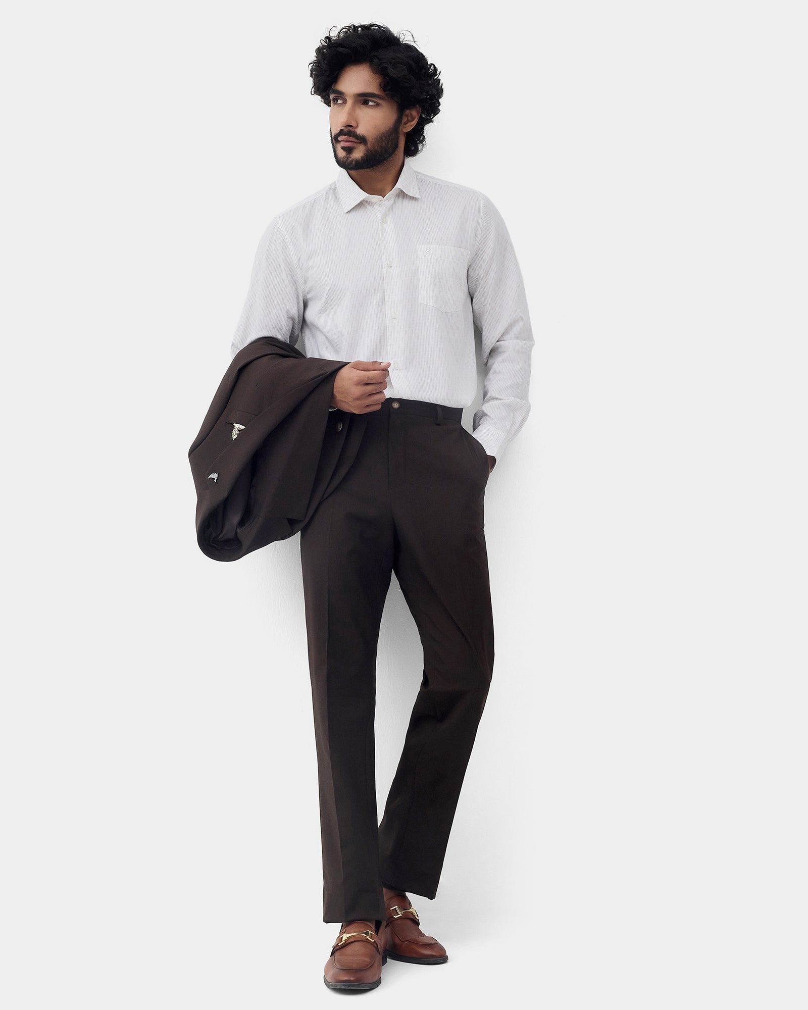White Printed Shirt - Benico