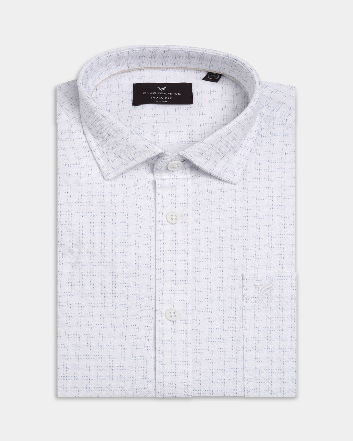 White Printed Shirt - Damios