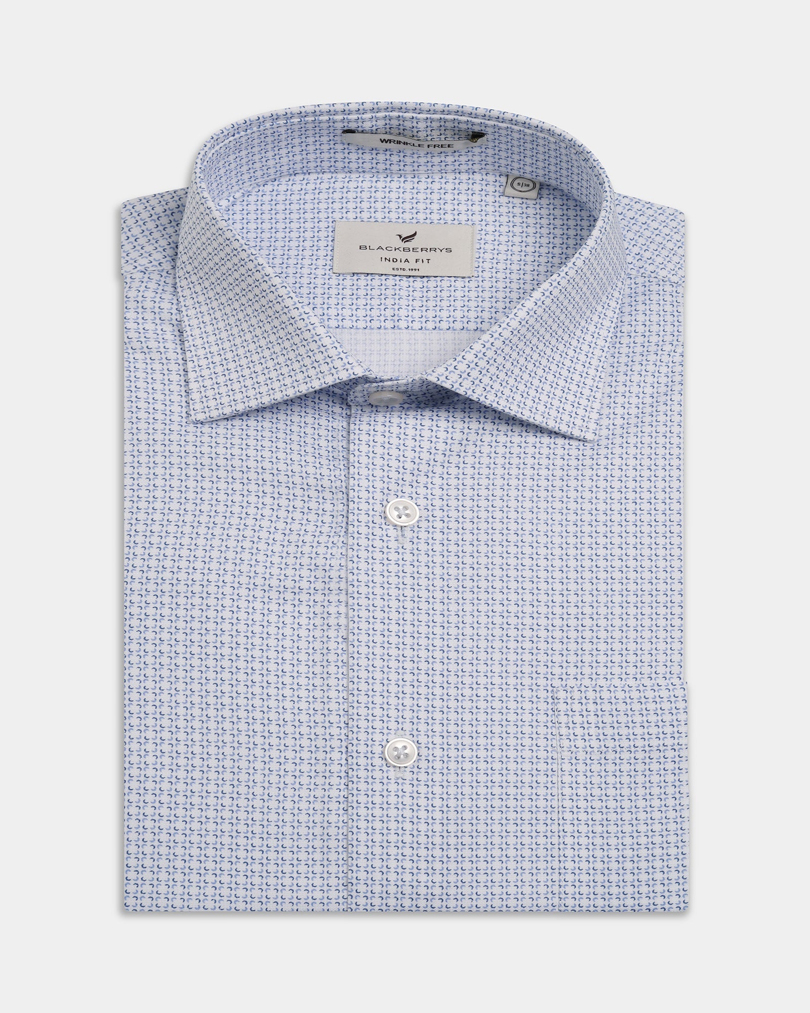 White Printed Shirt - Zentro