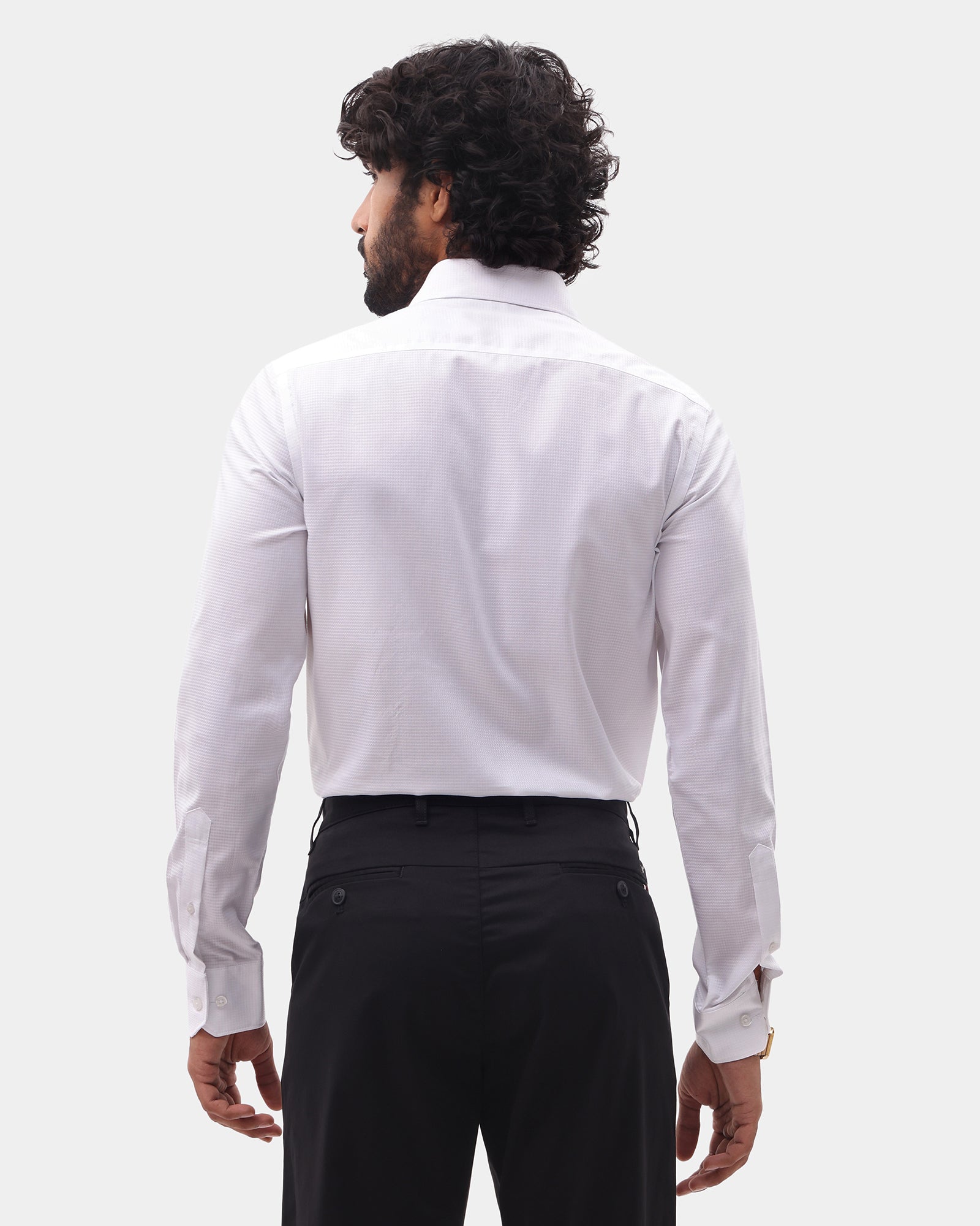 White Textured Shirt - Stilon
