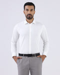 White Non Iron Solid Shirt - Electra
