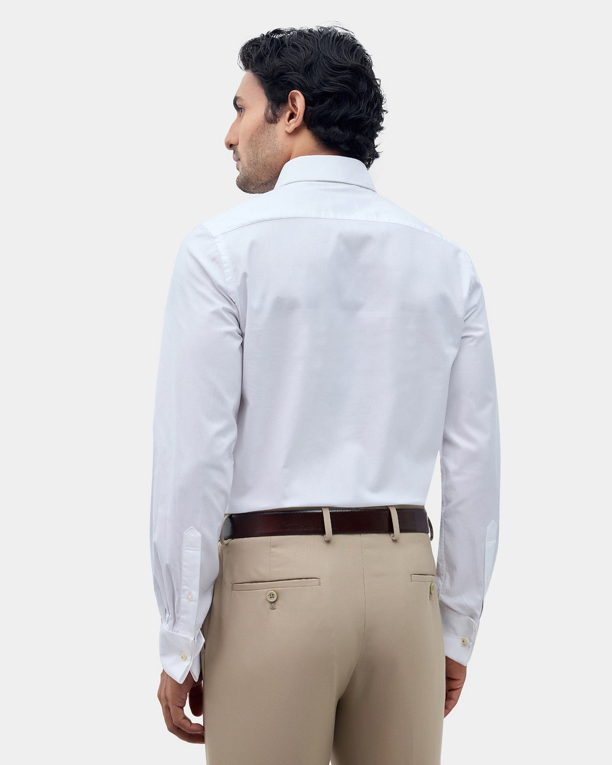 White Solid Shirt - Frenchman