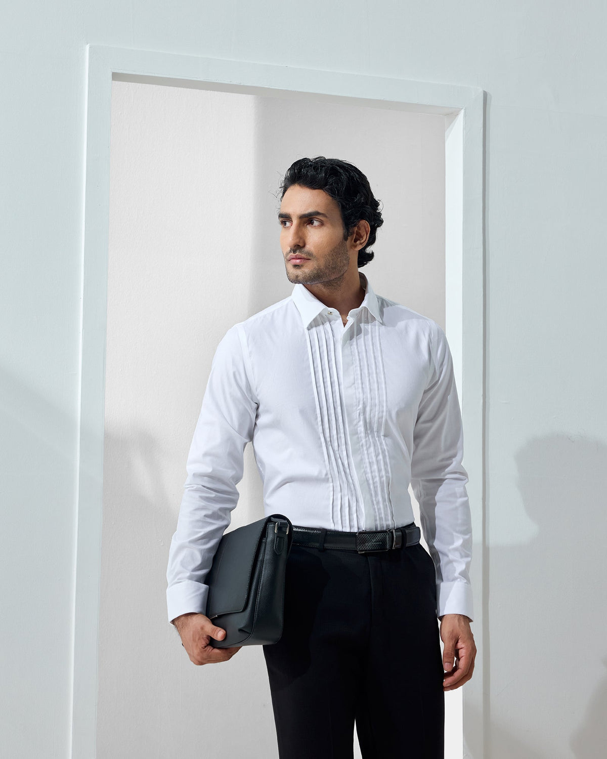 White Stripe Shirt - Social