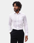White Textured Shirt - Alvero