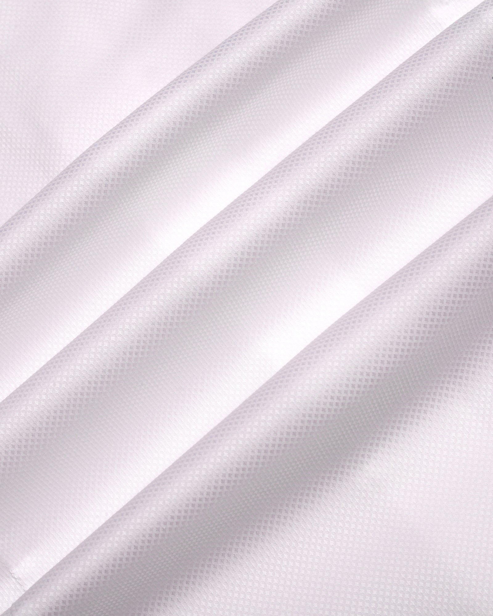 White Textured Shirt - Alvero