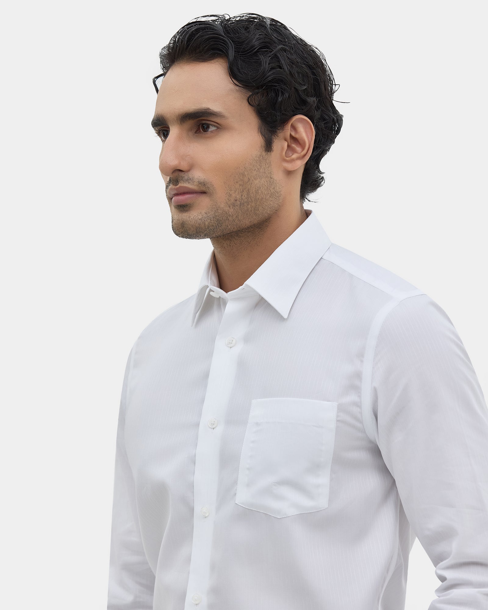 White Stripe Shirt - Felion
