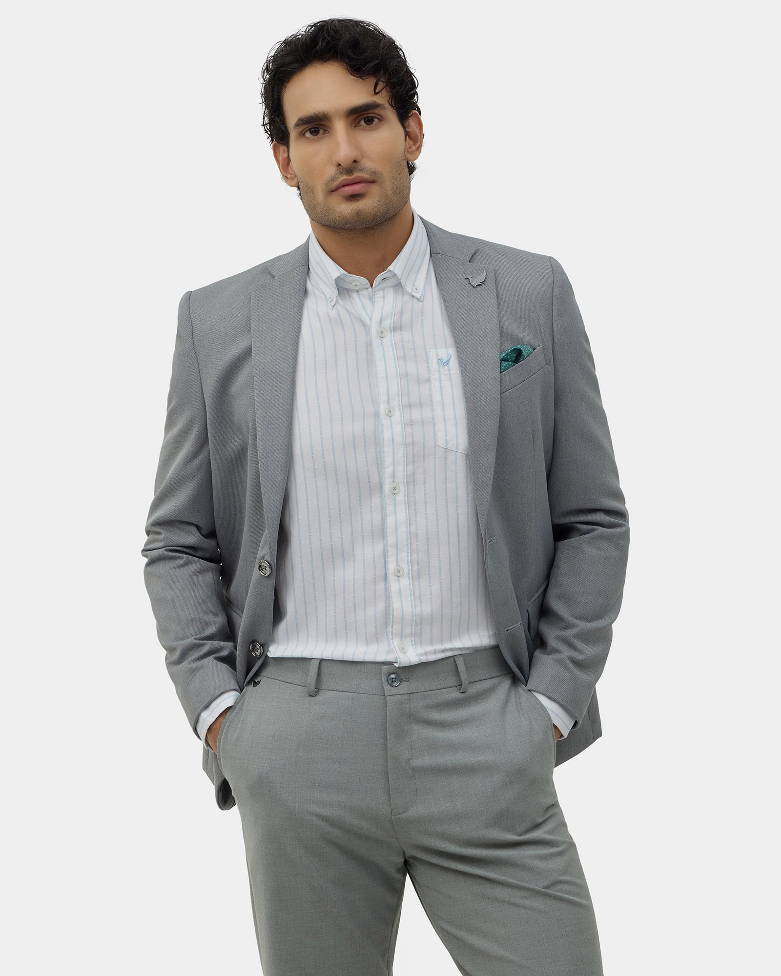 White Stripe Shirt - Fenzo