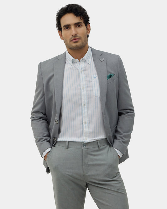White Stripe Shirt - Fenzo