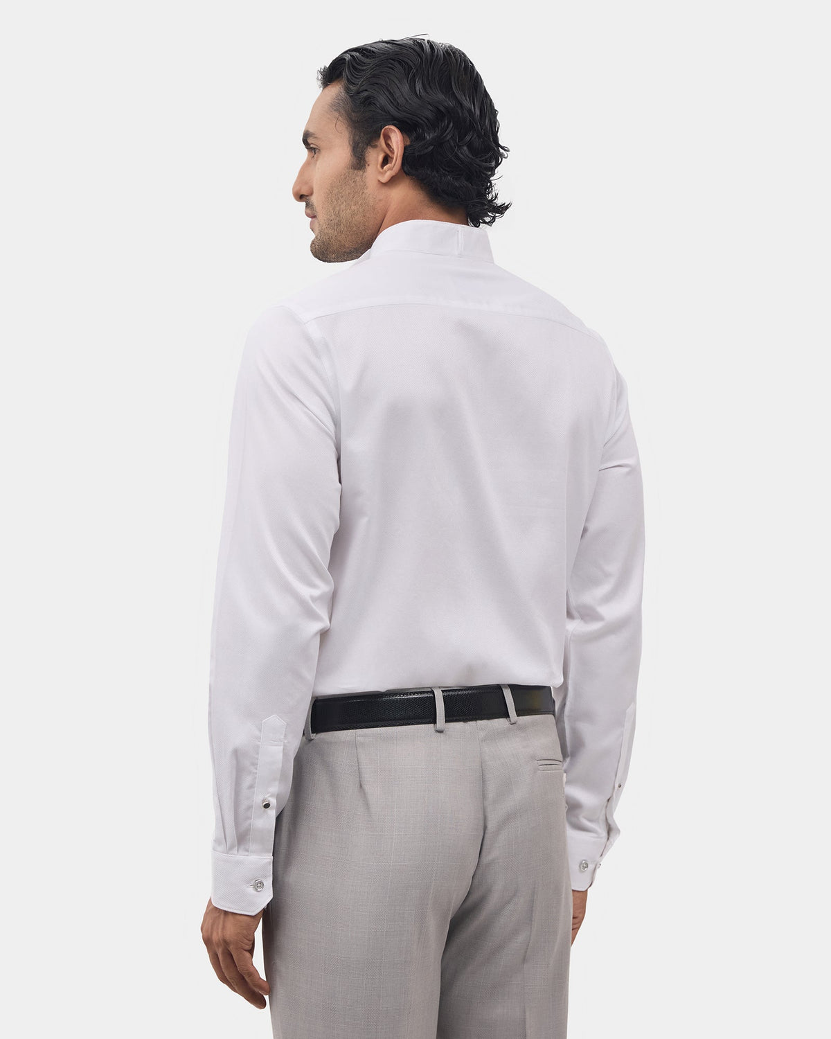 Super White Textured Shirt - Wing