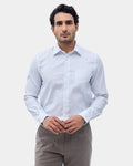 White Unwrinkle Stripe Shirt - Dutch
