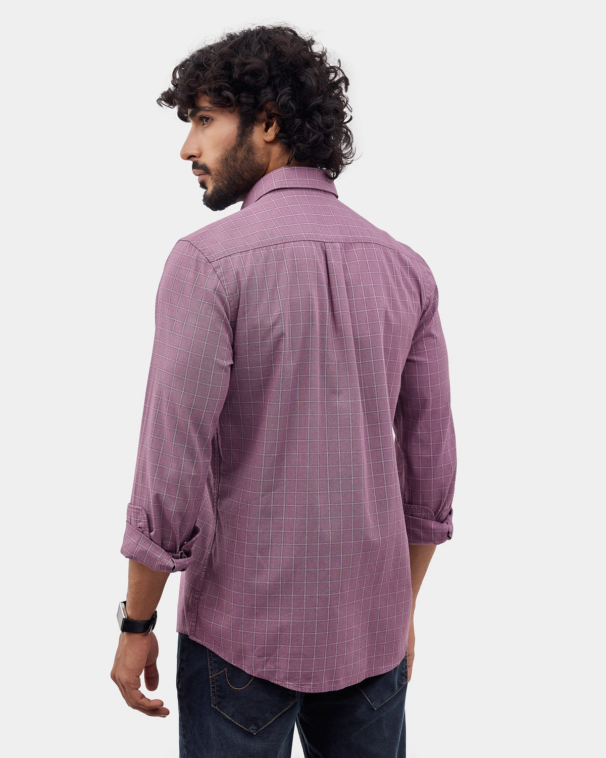 Wine Check Shirt - Kyros