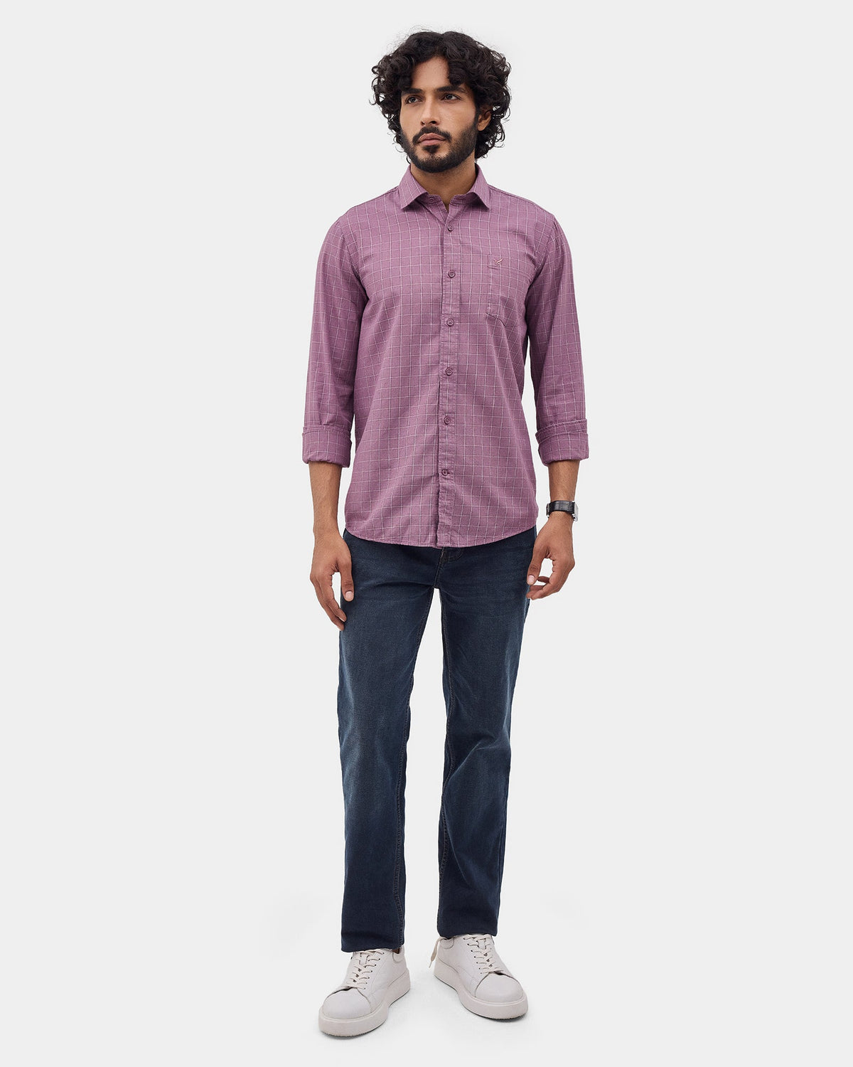 Wine Check Shirt - Kyros