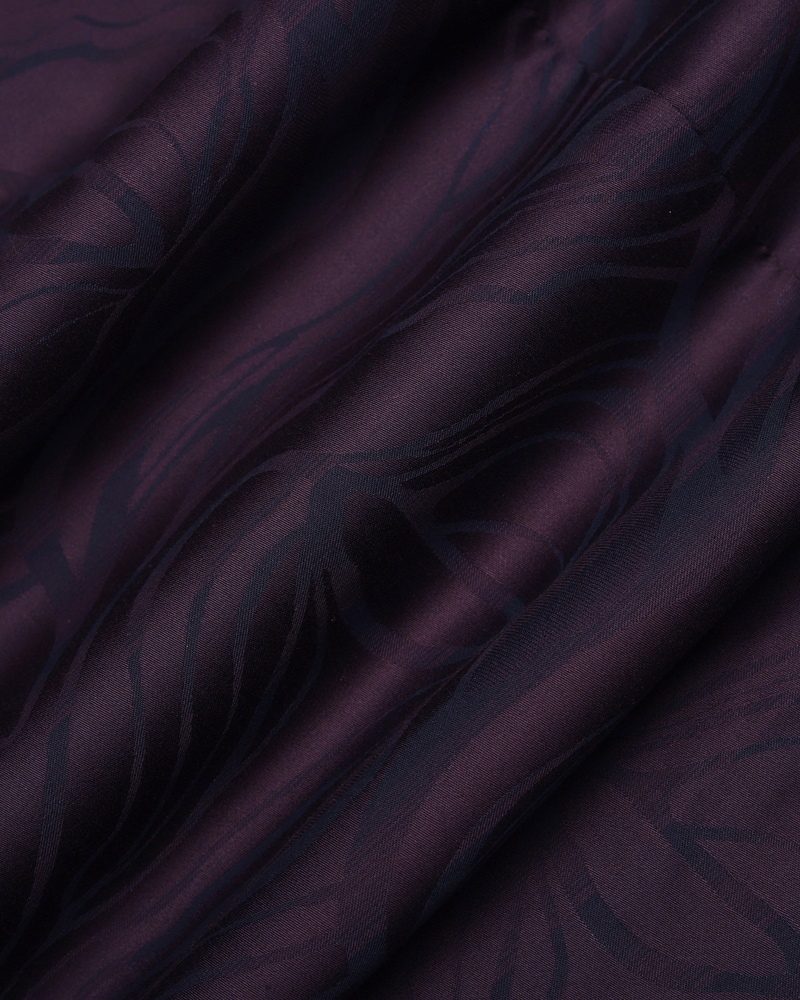 Wine Jacquard Shirt - Hexton