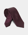 Wine Jacquard Tie - Berlin