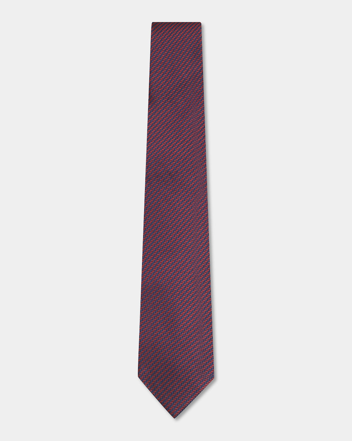 Wine Jacquard Tie - Berlin