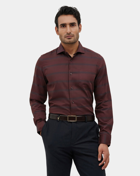 Wine Stripe Shirt - Corolla