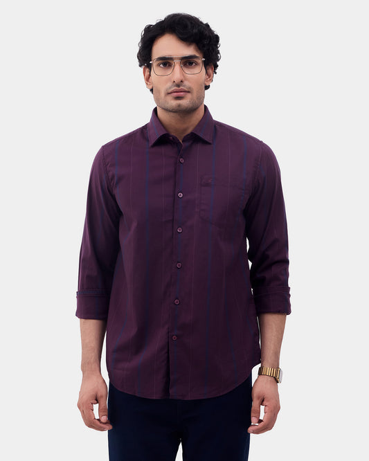 Wine Stripe Shirt - Kyton