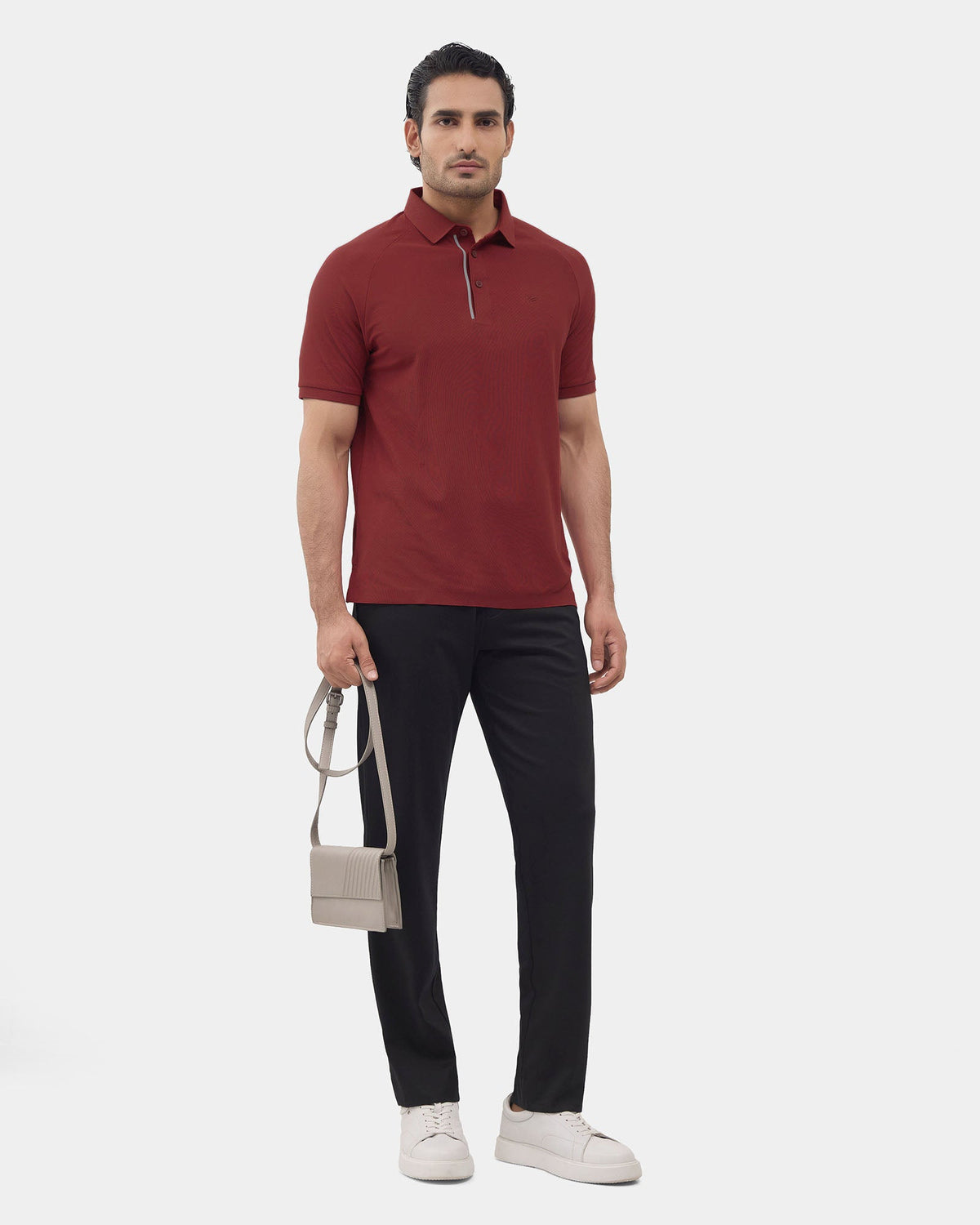 Winery Red TechPro Solid Polo - Choi