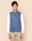 Linen Formal Navy Printed Waistcoat - Wayne