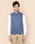 Linen Formal Navy Printed Waistcoat - Wayne