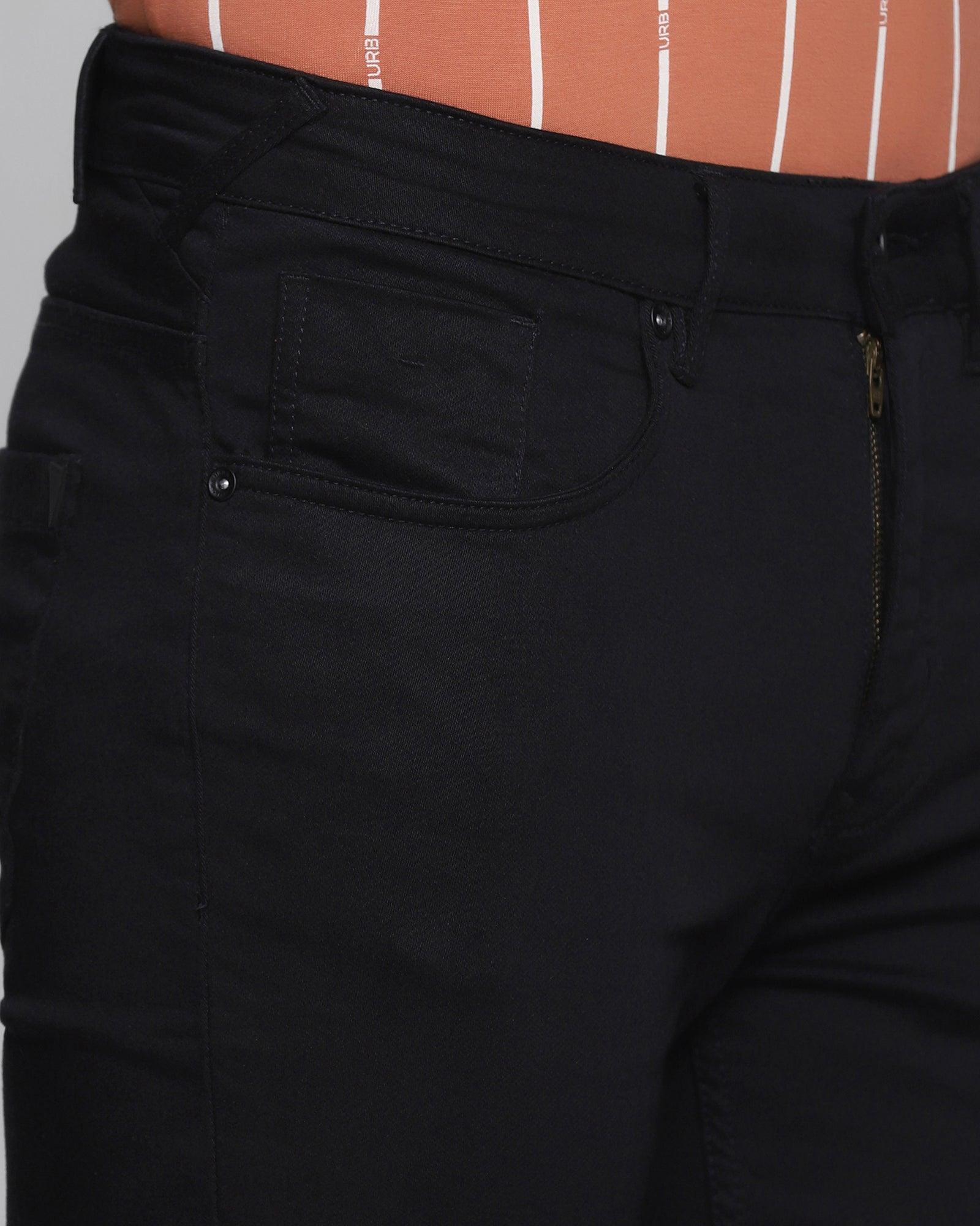 Bleed Zero Skinny Cropped Fiji Fit Black Jeans - Abto