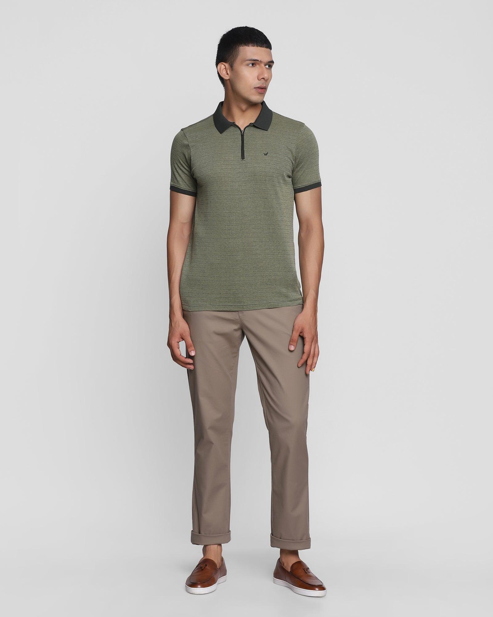 Straight B-90 Casual Mouse Textured Khakis - Altis