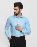 Printed Formal Shirt In Aqua (Antigo) - Blackberrys