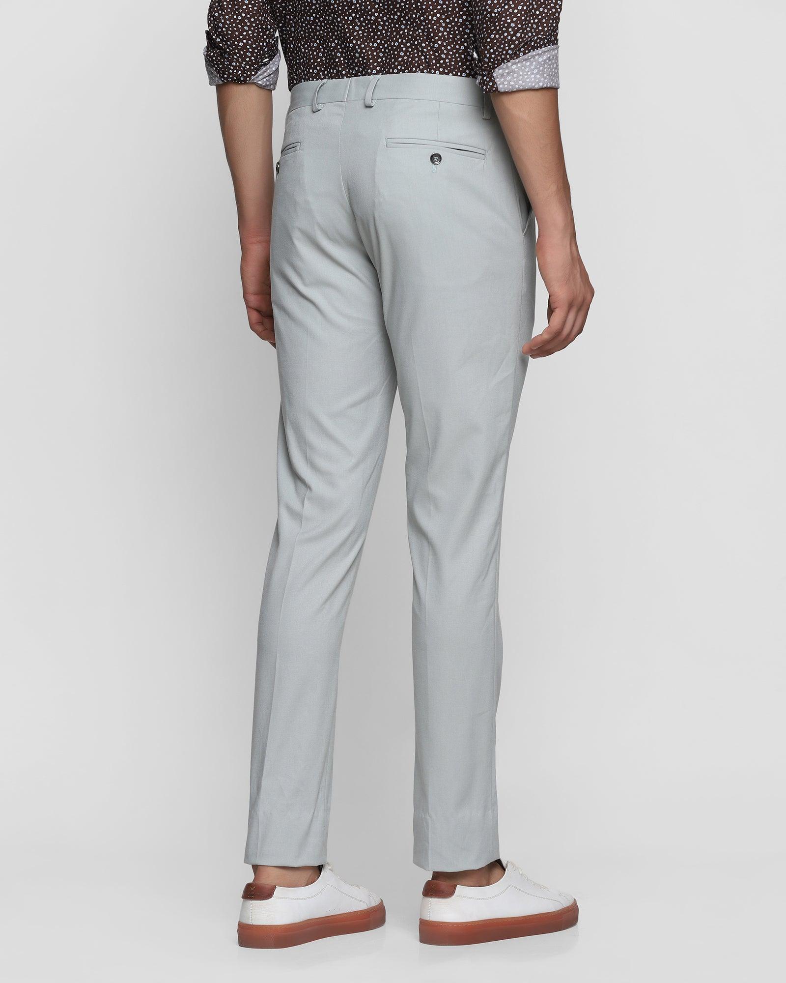 Slim Fit B-91 Formal Mint Textured Trouser - Aslo