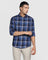 Casual Blue Check Shirt - Avon