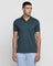 Polo Forest Green Solid T Shirt - Forest