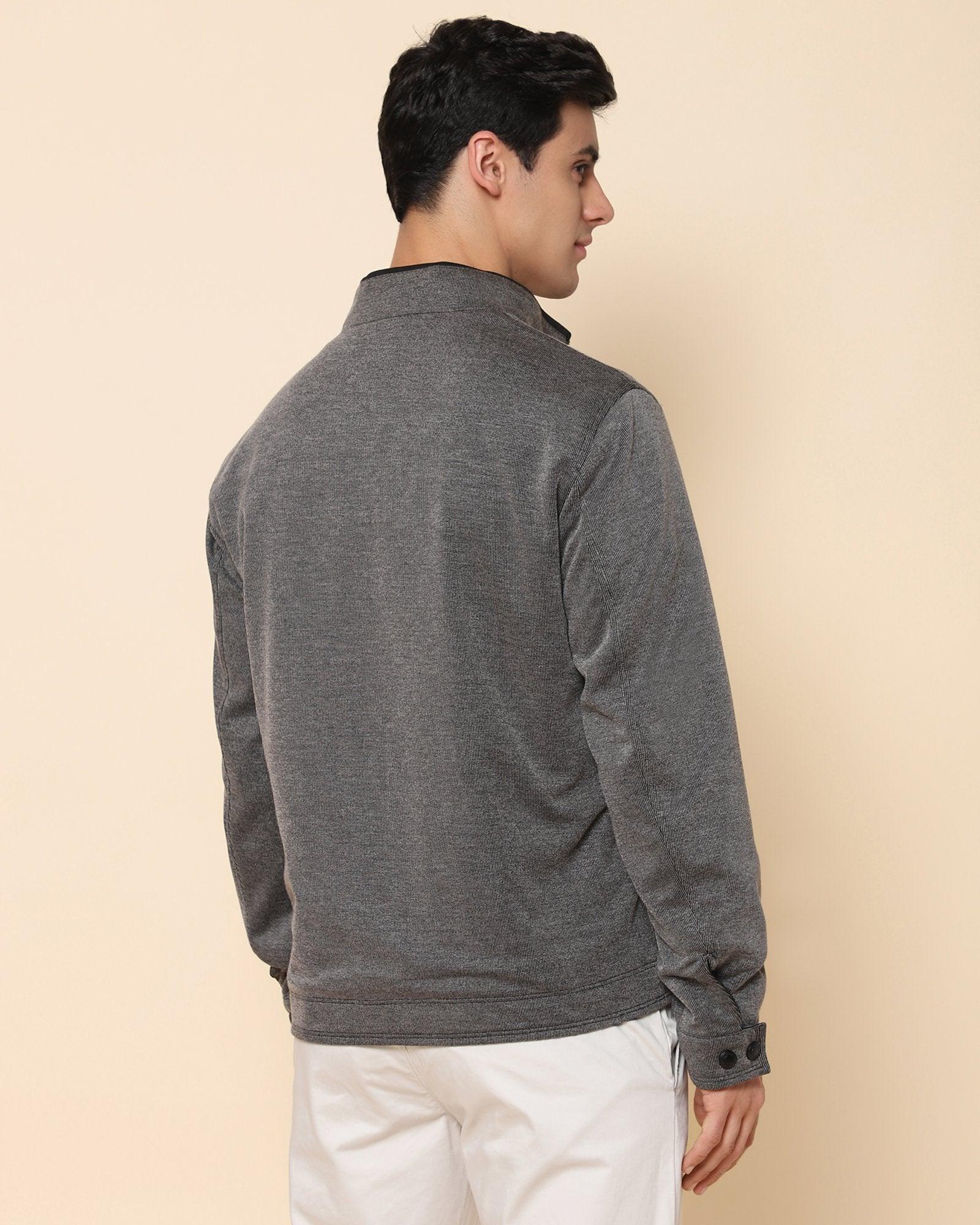 Formal Zipper Jacket In Black (Linn) - Blackberrys
