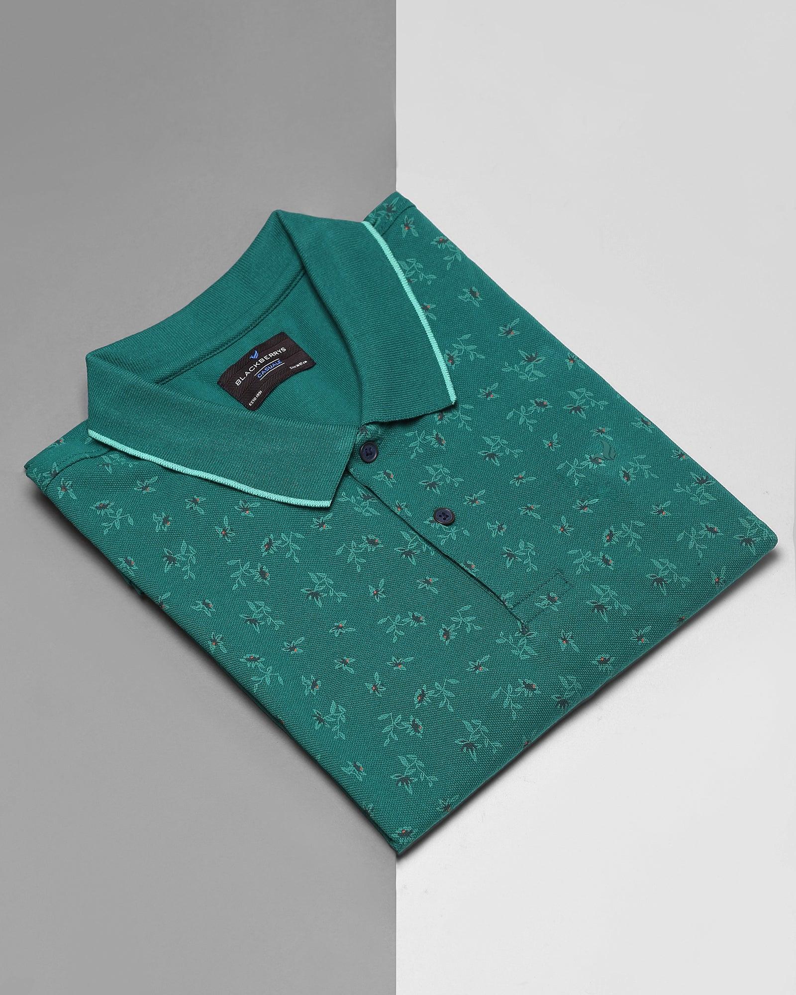 Polo Forest Green Printed T Shirt - Penny