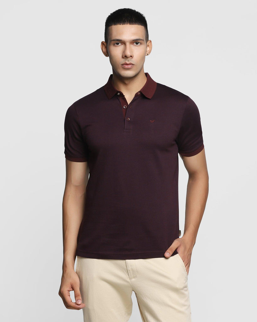 Polo Wine Printed T-Shirt - Carson