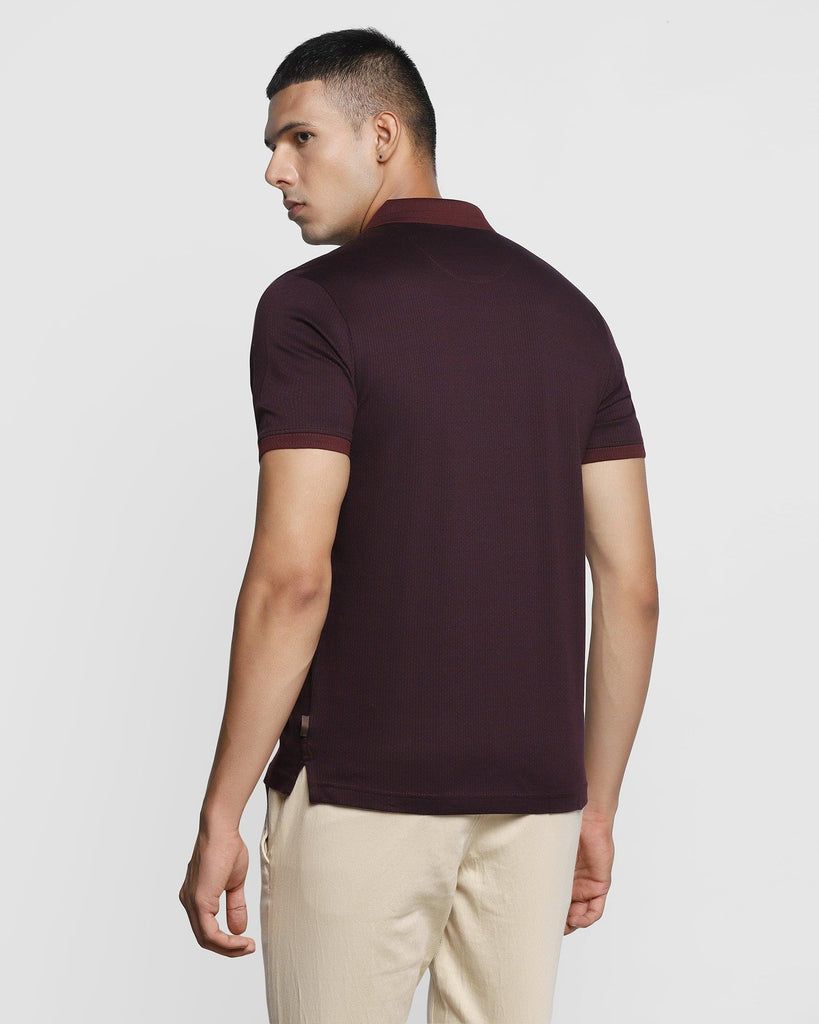 Polo Wine Printed T-Shirt - Carson