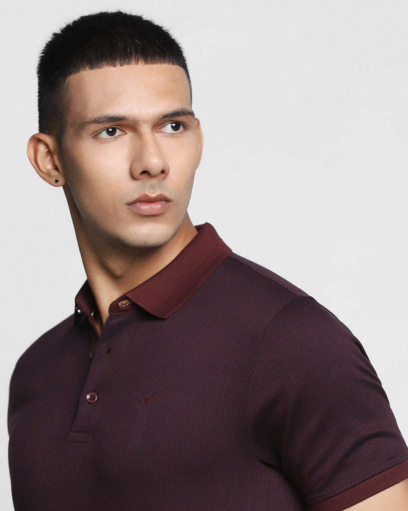 Polo Wine Printed T-Shirt - Carson