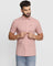 Linen Formal Half Sleeve Dusty Pink Printed Shirt - Aldo