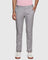 Slim Fit B-91 Casual Grey Printed Khakis - Leo